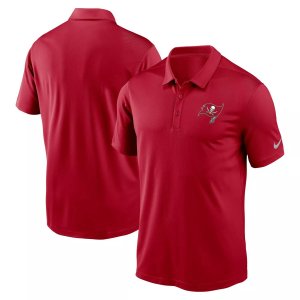 Мужская красная футболка-поло Team Tampa Bay Buccaneers Fan Gear с термосваркой и графикой Nike