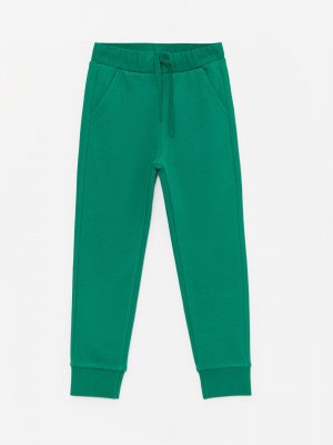 Базовые спортивные штаны для мальчиков с эластичной резинкой на талии , средне-зеленый LCW Kids