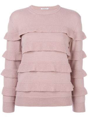 Пуловер Rose Vivetta. Цвет: розовый и фиолетовый