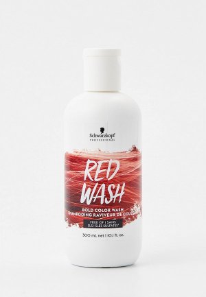 Тоник для волос Schwarzkopf Professional ColorWash, красный, 300 мл. Цвет: красный