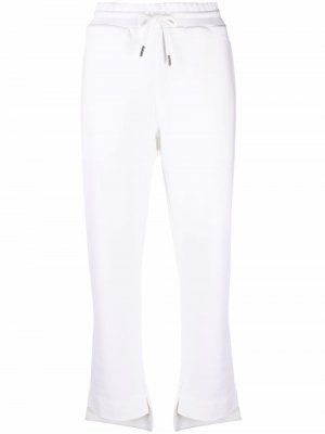 Drawstring-waist cropped trousers Fay. Цвет: белый