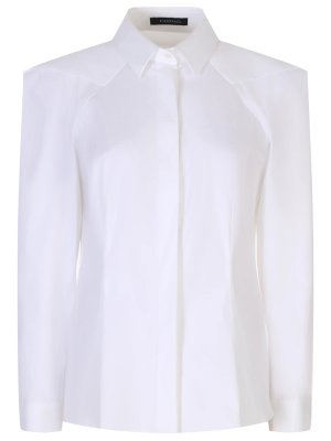 Рубашка хлопковая VASSA&CO. Цвет: белый