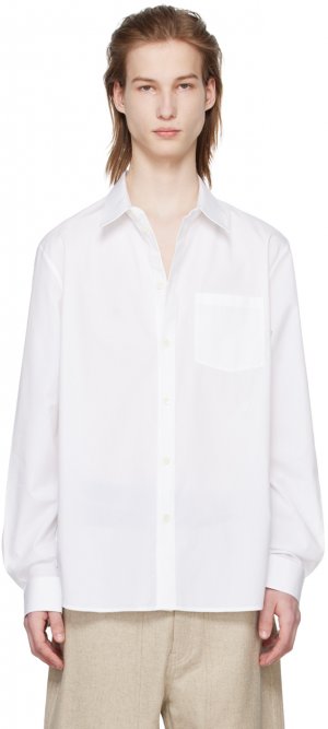 Белая классическая рубашка Helmut Lang