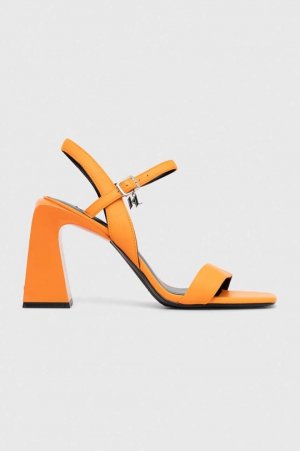 Кожаные туфли ASTRA NOVA на высоком каблуке, оранжевый Karl Lagerfeld
