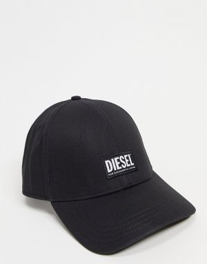 Черная кепка с логотипом -Черный цвет Diesel
