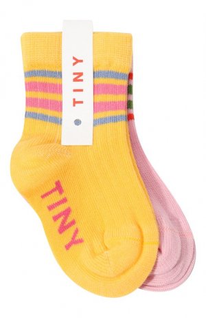 Комплект из двух пар носков TINYCOTTONS. Цвет: разноцветный