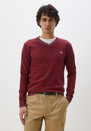 Пуловер JC Just Clothes. Цвет: бордовый