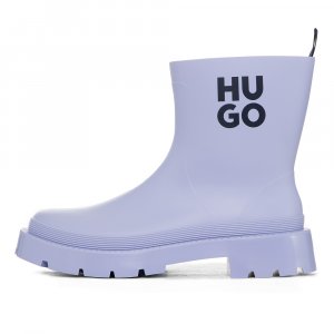 Сапоги Rubberised Rain Boots HUGO. Цвет: фиолетовый