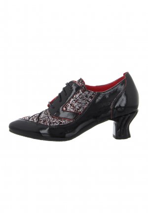 Туфли на шнуровке , цвет schwarz rot Simen