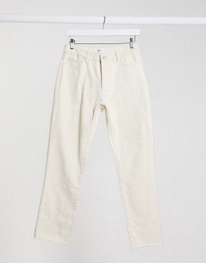 Светло-бежевые прямые джинсы от комплекта -Белый Object