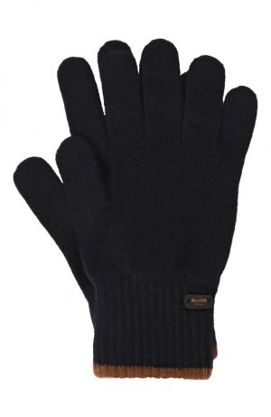 Кашемировые перчатки Moorer. Цвет: синий
