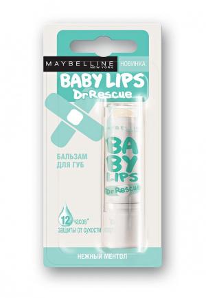 Бальзам для губ Maybelline New York Baby Lips, Доктор Рескью, восстанавливающий и увлажняющий, Нежный Ментол, 1,78 мл
