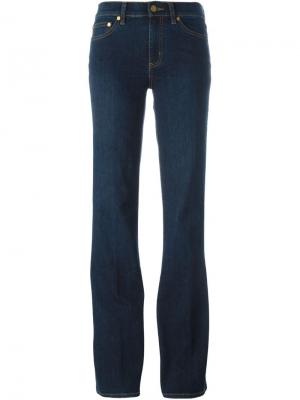 Расклешенные джинсы Tory Burch. Цвет: синий