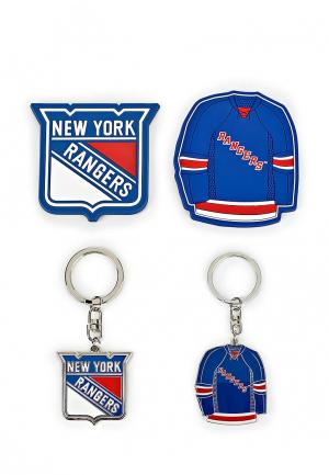 Набор сувенирный Atributika & Club™ NHL New York Rangers. Цвет: синий