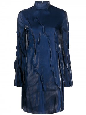Платье Wave со складками Kenzo. Цвет: синий