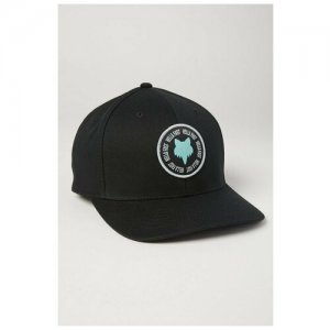 Бейсболка велосипедная Fox Mawlr Flexfit Hat, Black, 2021 (Размер: S/M) RACING. Цвет: черный