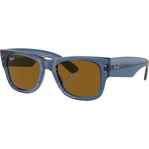 Солнцезащитные очки mega wayfarer , цвет blue/brown Ray-Ban