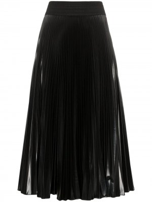 Плиссированная юбка миди Fendi. Цвет: черный