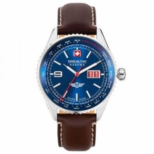 Наручные часы , синий Swiss Military Hanowa. Цвет: синий