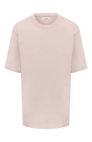 Хлопковая футболка Haikure. Цвет: розовый