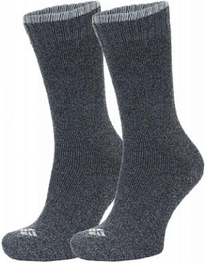Носки Moisture Control Anklet, 2 пары, размер 39-42 Columbia. Цвет: серый