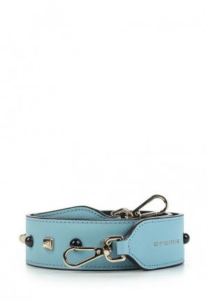 Ремень для сумки Cromia IT SAFFIANO. Цвет: голубой