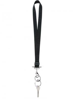 Подвеска для ключей с ремниевой лямкой Givenchy. Цвет: чёрный