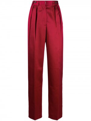 Строгие брюки 1990-х годов со складками Jean Paul Gaultier Pre-Owned. Цвет: красный