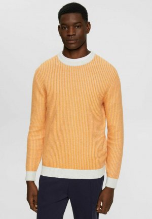 Вязаный свитер IM ZWEIFARBEN-LOOK , цвет yellow Esprit