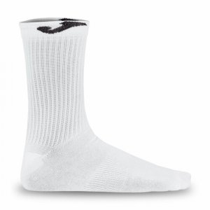 Носки унисекс, высокие, воздухопроницаемые, размер 39-42, белый joma. Цвет: белый