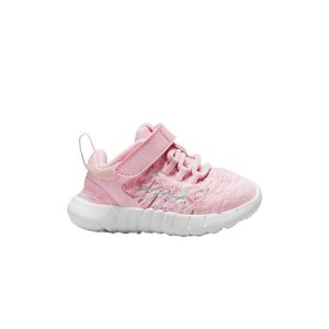 Детские кроссовки Free RN 2021 TD Pink Foam White Pink-Glaze Metallic-Silver CZ3997-610 Nike
