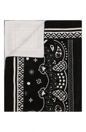 Хлопковое полотенце Dolce & Gabbana. Цвет: чёрно-белый