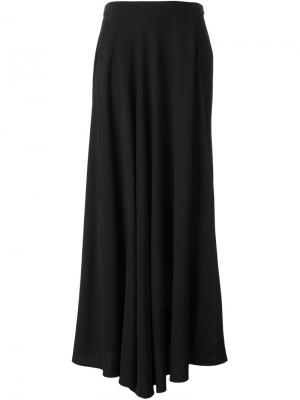 Драпированная юбка макси Jean Paul Gaultier. Цвет: чёрный