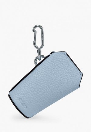 Ключница Ecco Textureblock Pot Bag Mini. Цвет: голубой