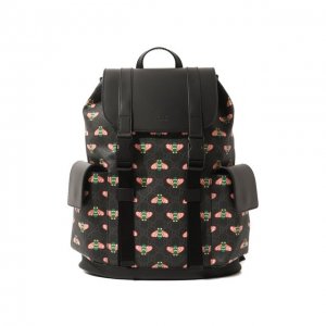 Комбинированный рюкзак Bestiary Gucci. Цвет: чёрный