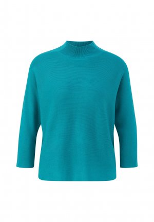 Вязаный свитер comma, цвет türkisblau Comma