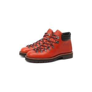 Кожаные ботинки M127 Fracap. Цвет: оранжевый