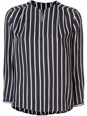 Полосатая блузка с длинными рукавами Tomorrowland. Цвет: черный