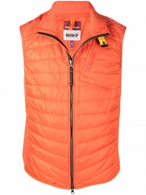 Padded zip-up vest Parajumpers. Цвет: оранжевый