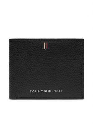 Большой мужской кошелек , черный Tommy Hilfiger