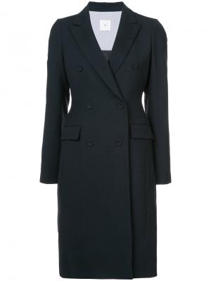 Slim-fit tailored coat Kuho. Цвет: чёрный