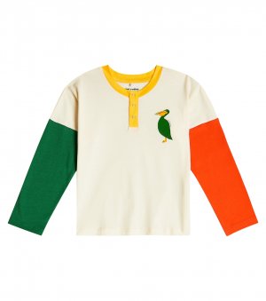 Хлопковая футболка с принтом , разноцветный Mini Rodini