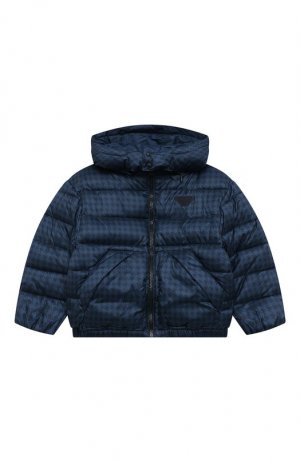 Утепленная куртка Emporio Armani. Цвет: синий