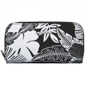 Кошелек Dakine Lumen Hibiscus Palm Canvas. Цвет: черный/белый
