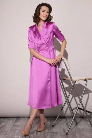 Платье женское 3092-41 розовое 50 RU Vladi Collection. Цвет: розовый