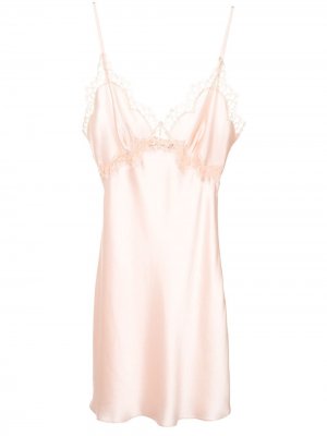 Короткое платье-комбинация Marilyn Gilda & Pearl. Цвет: розовый