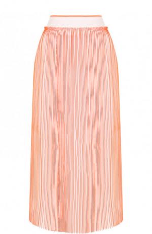 Плиссированная юбка-миди Victoria, Victoria Beckham. Цвет: разноцветный