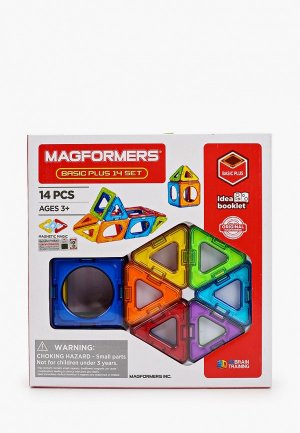 Конструктор Magformers 715013 Basic Plus 14 set. Цвет: разноцветный