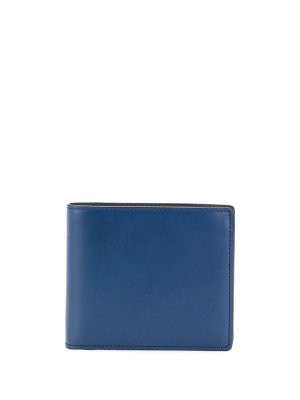Бумажник с декоративной строчкой Maison Margiela. Цвет: синий