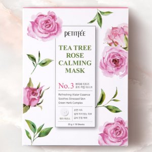 Tea Trea Rose Успокаивающая маска (3 варианта) Petitfee
